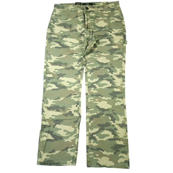 Berkley Jensen Other - Berkley Jensen Pants Mens 34x32 Baggy Straight Leg Carpenter Camo Workwear Y2K